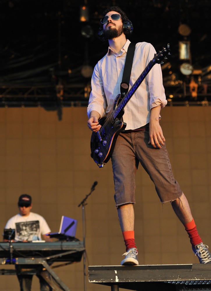 Joe Hahn;Brad Delson;Linkin Park;<br>Linkin Park Performing at Maxidrom Music Festival
