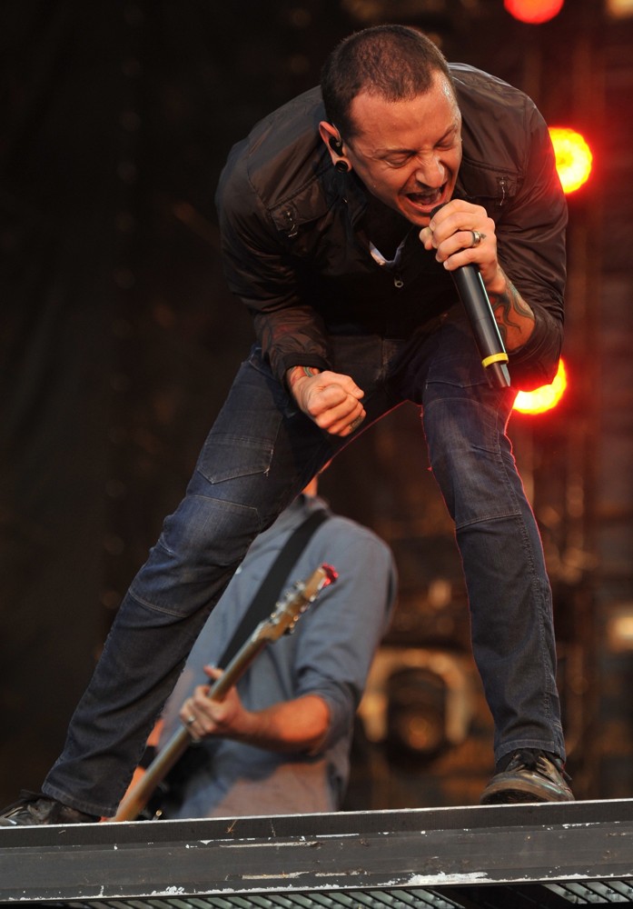 Chester Bennington;Linkin Park;<br>Linkin Park Performing at Maxidrom Music Festival