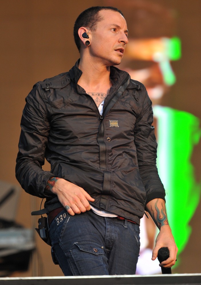 Chester Bennington;Linkin Park;<br>Linkin Park Performing at Maxidrom Music Festival