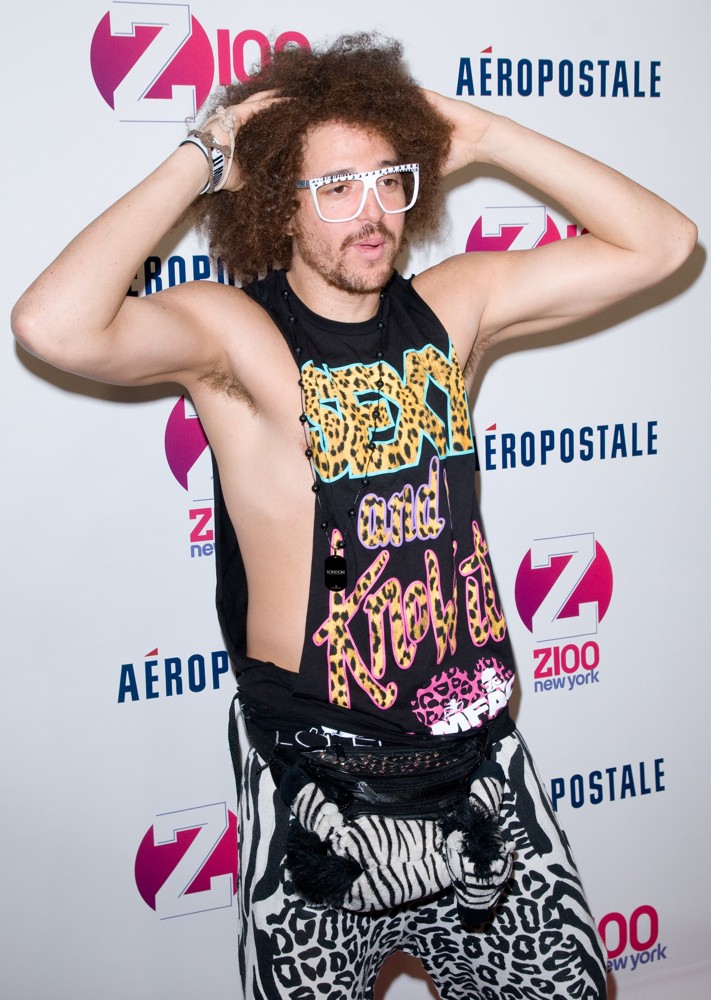 Redfoo;LMFAO;<br>Z100's 2011 Jingle Ball Presented by Aeropostale - Arrivals