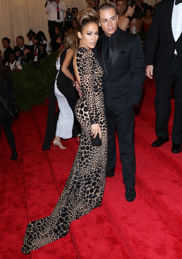 Jennifer Lopez;Casper Smart;<br>PUNK: Chaos to Couture Costume Institute Gala