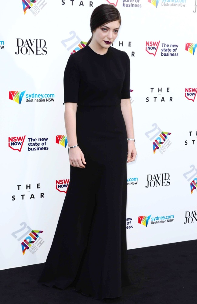Lorde;<br>27th ARIA Awards 2013 - Arrivals