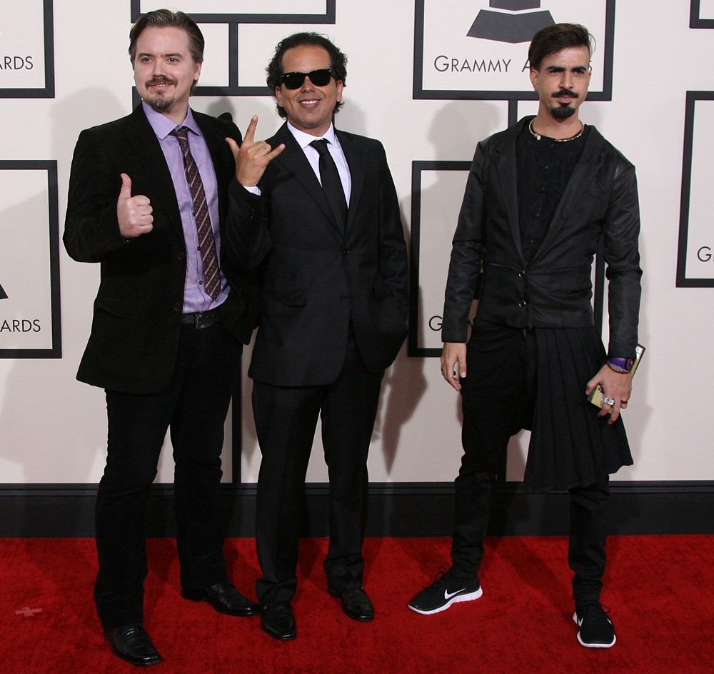 Los Amigos Invisibles;<br>The 56th Annual GRAMMY Awards - Arrivals