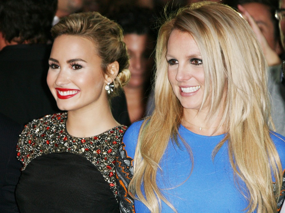 Demi Lovato;Britney Spears;<br>The X Factor Season Two Premiere Screening and Handprint Ceremony