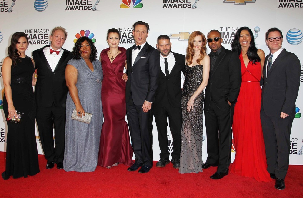 Katie Lowes;Jeff Perry;Shonda Rhimes;Bellamy Young;Tony Goldwyn;Guillermo Diaz;Darby Stanchfield;Columbus Short;Judy Smith;Joshua Malina;<br>The 44th NAACP Image Awards