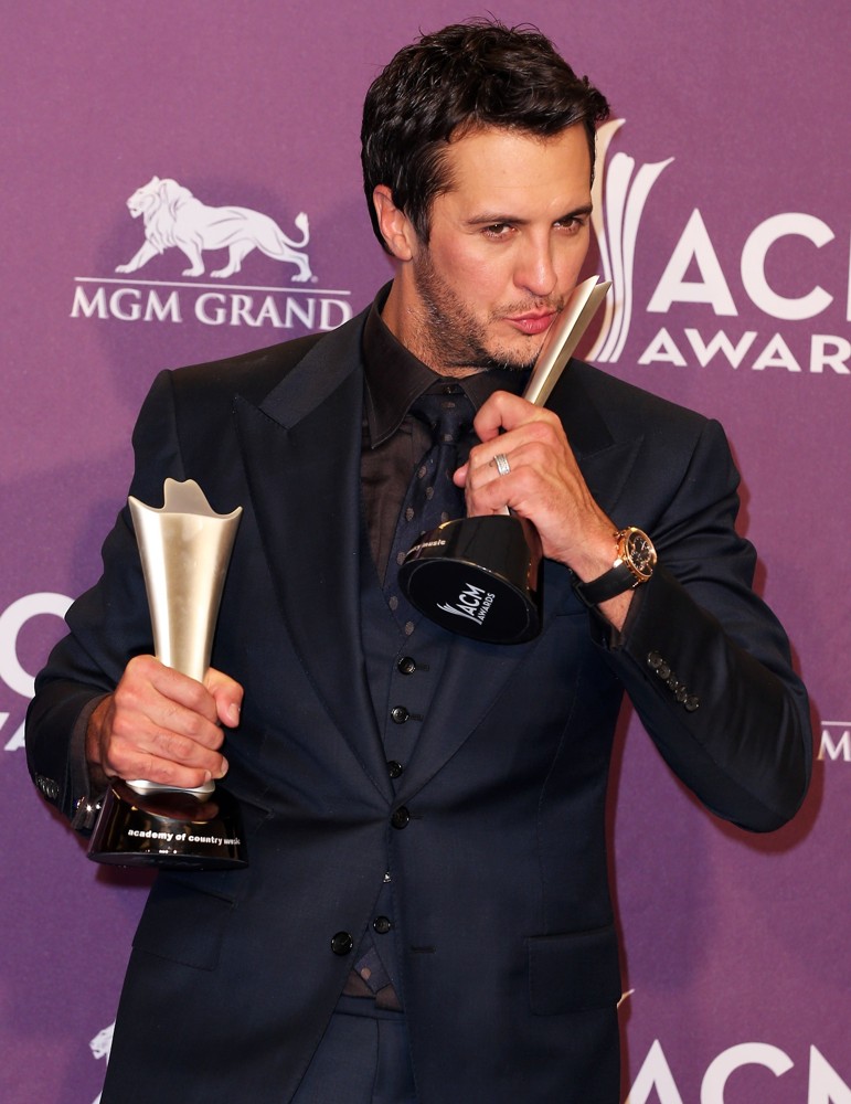 Luke Bryan;<br>48th Annual ACM Awards - Press Room
