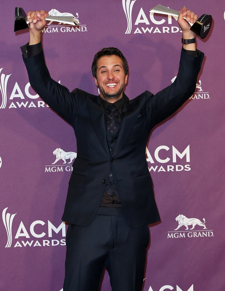 Luke Bryan;<br>48th Annual ACM Awards - Press Room