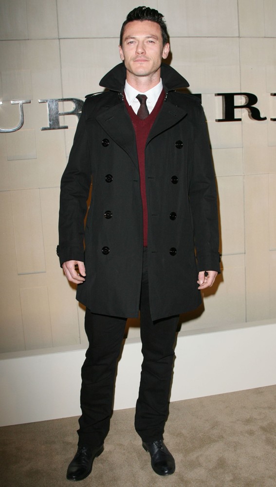 Luke Evans;<br>Burberry Body Fragrance Launch Hosted by Christopher Bailey and Rosie Huntington-Whiteley