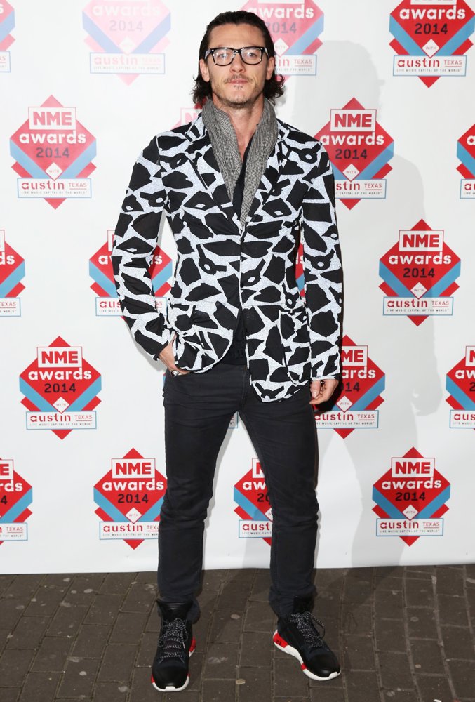 Luke Evans;<br>The NME Awards 2014 - Arrivals