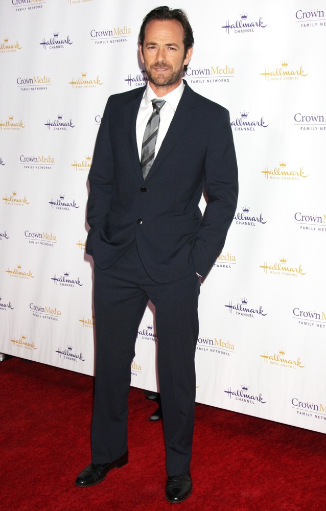 Luke Perry;<br>Hallmark Channel's Winter 2012 TCA Press Tour Evening Gala - Arrivals