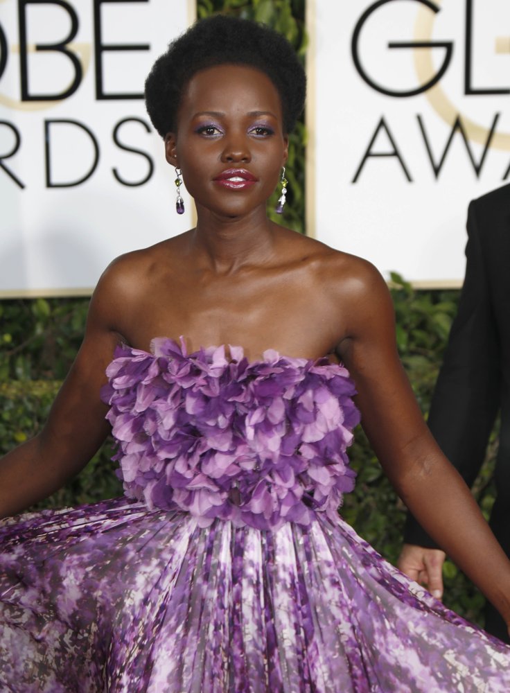 Lupita Nyong'o;<br>72nd Annual Golden Globe Awards - Arrivals