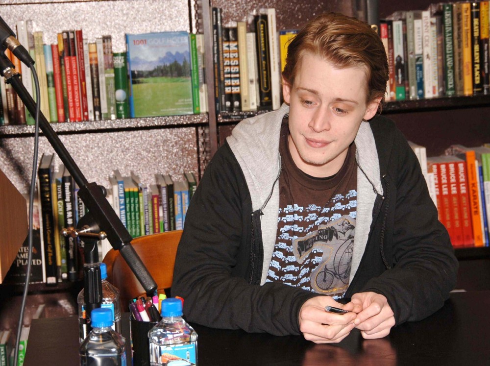 Macaulay Culkin;<br>Macaulay Culkin Signs Copies of His Book Junior