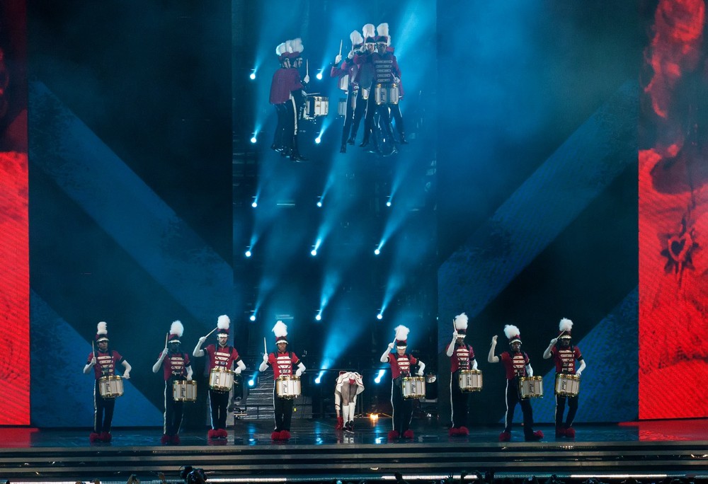 Madonna;<br>Madonna Performs Live During Her First MDNA Concert on Her World Tour