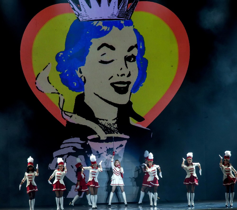 Madonna;<br>Madonna Performs Live During Her First MDNA Concert on Her World Tour