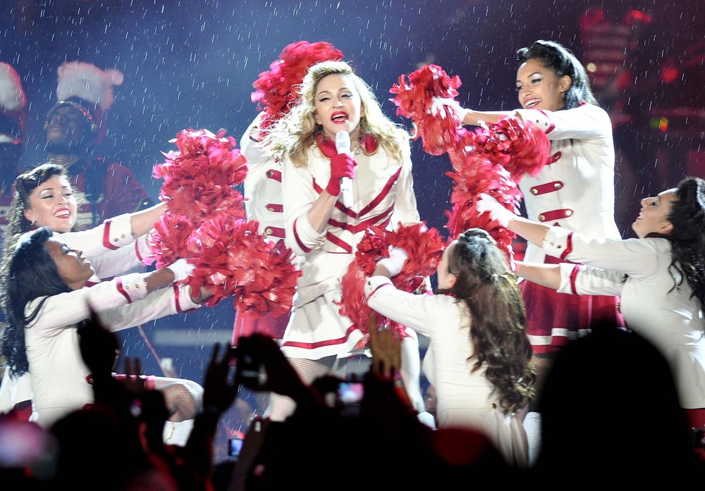 Madonna;<br>Madonna Performing of Her MDNA World Tour