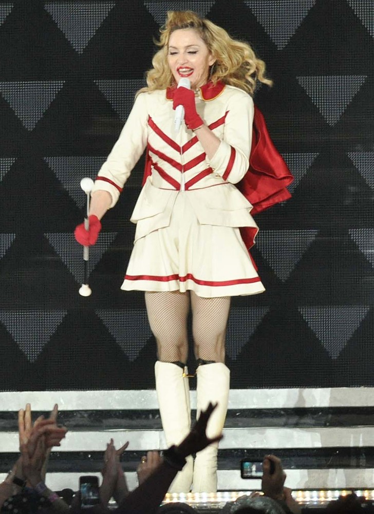 Madonna;<br>Madonna Performing of Her MDNA World Tour