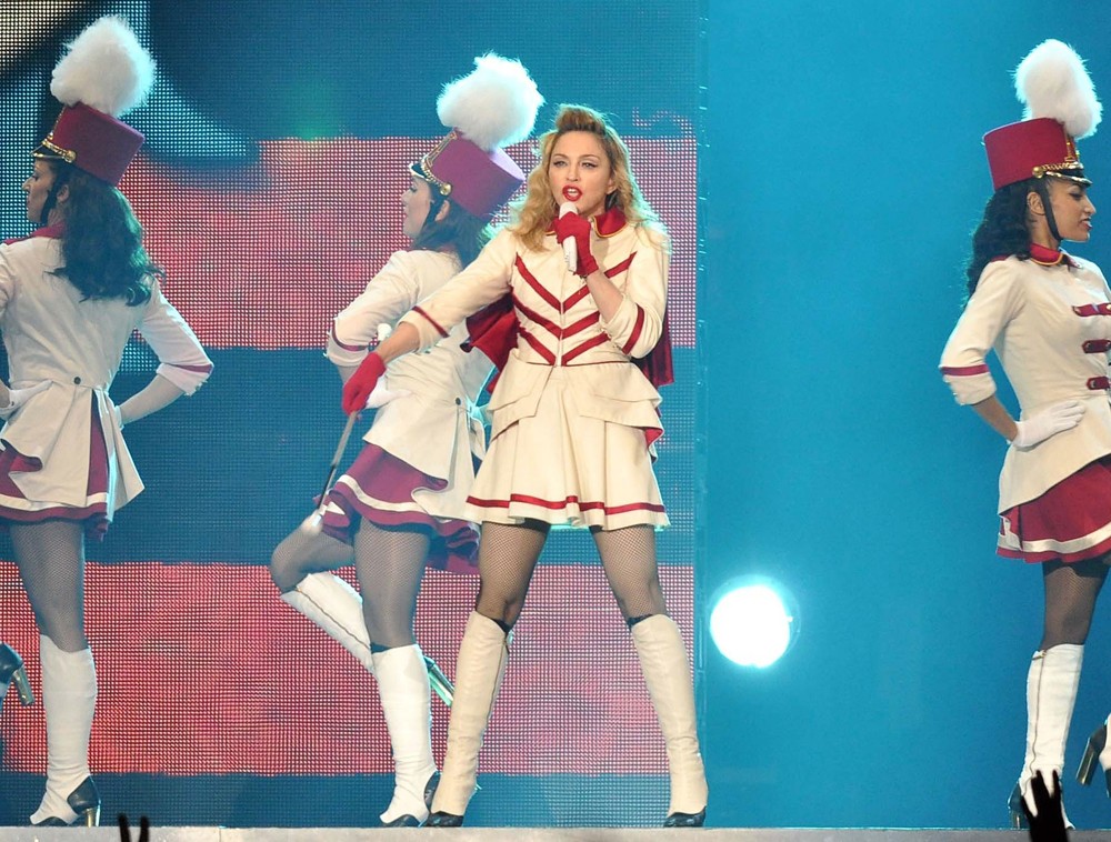 Madonna;<br>Madonna Performing of Her MDNA World Tour
