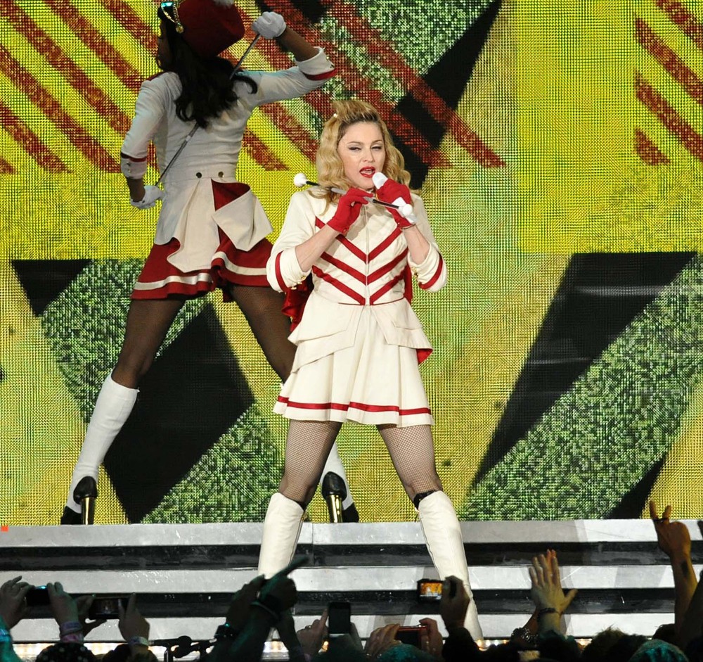 Madonna;<br>Madonna Performing of Her MDNA World Tour