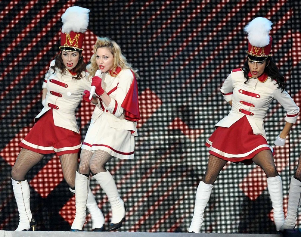 Madonna;<br>Madonna Performing of Her MDNA World Tour