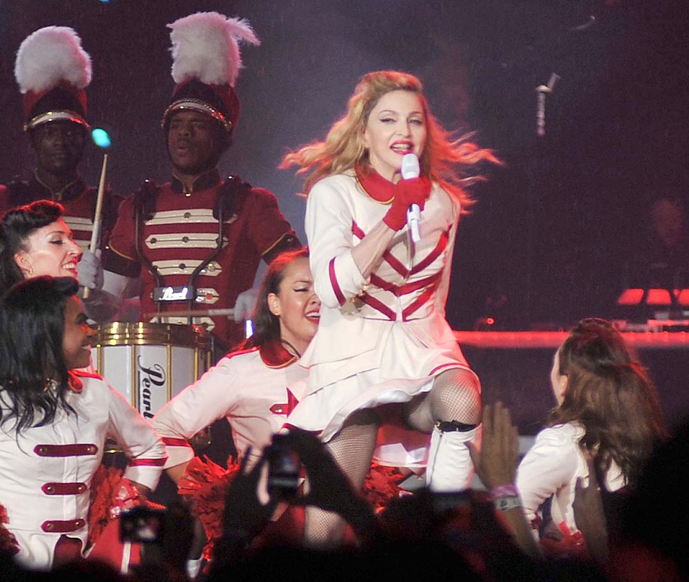 Madonna;<br>Madonna Performing of Her MDNA World Tour