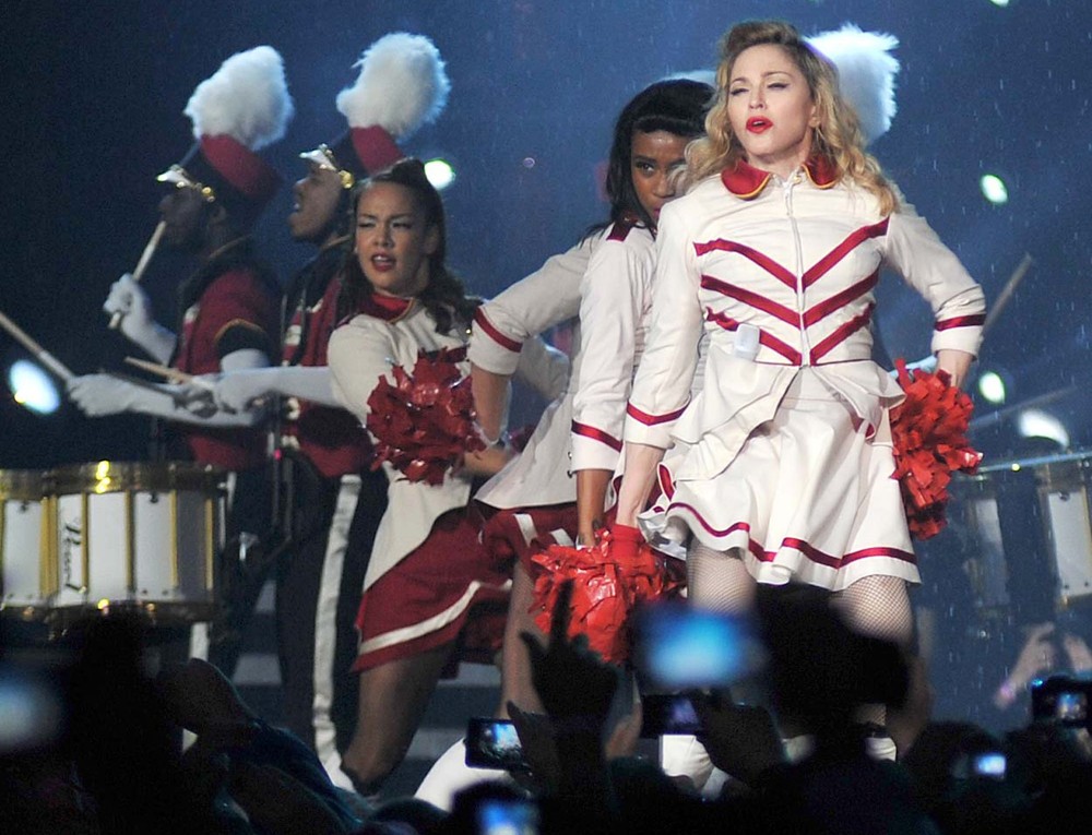 Madonna;<br>Madonna Performing of Her MDNA World Tour