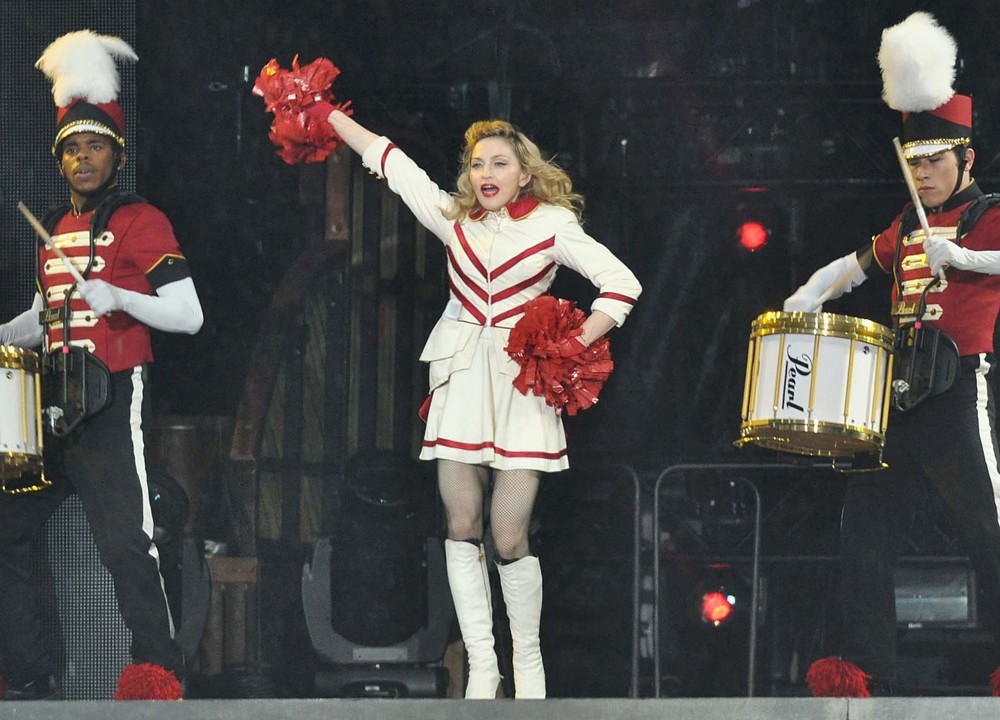 Madonna;<br>Madonna Performing of Her MDNA World Tour