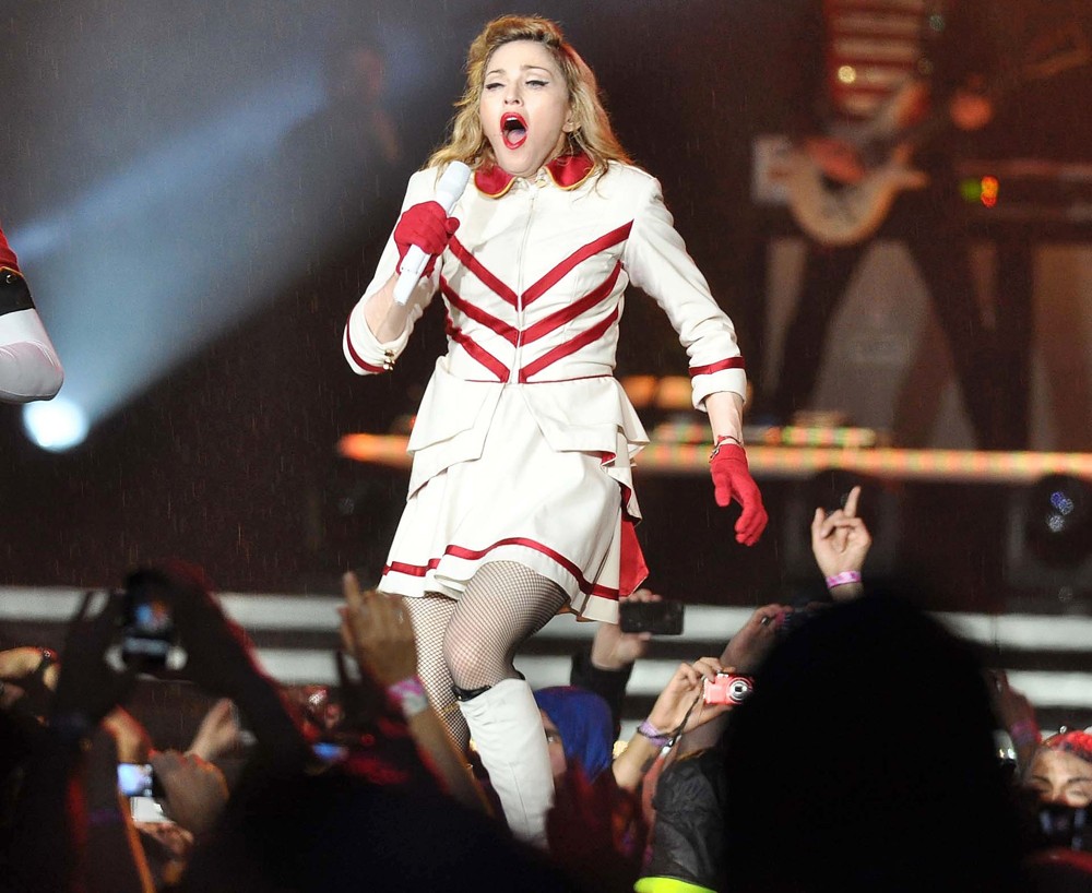 Madonna;<br>Madonna Performing of Her MDNA World Tour