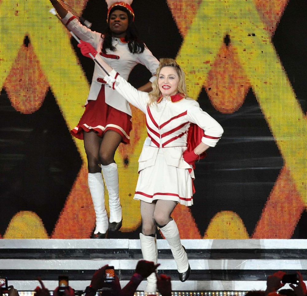 Madonna;<br>Madonna Performing of Her MDNA World Tour
