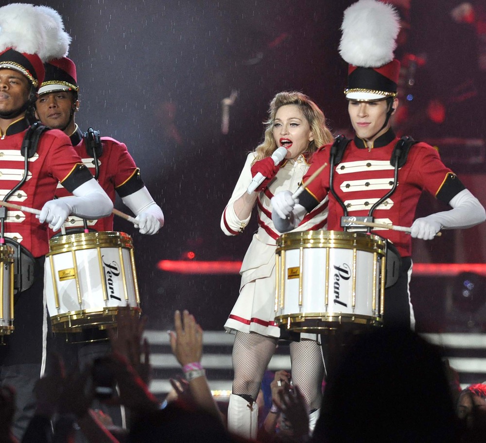 Madonna;<br>Madonna Performing of Her MDNA World Tour