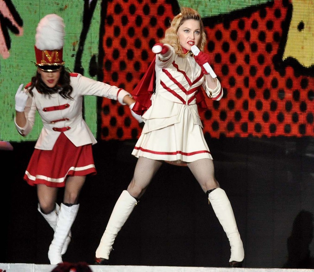 Madonna;<br>Madonna Performing of Her MDNA World Tour