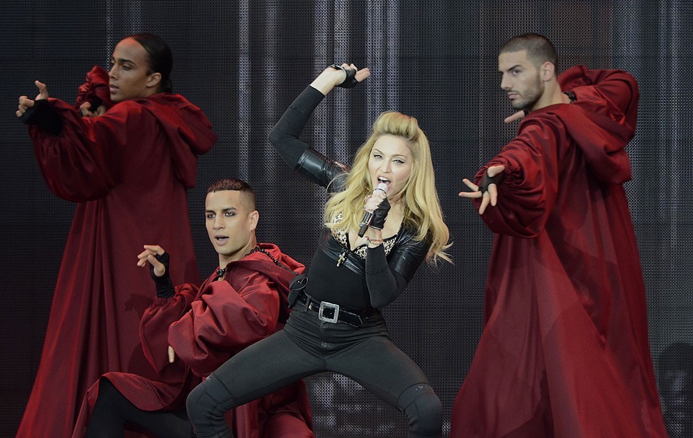 Madonna;<br>Madonna Performs During Her MDNA Tour