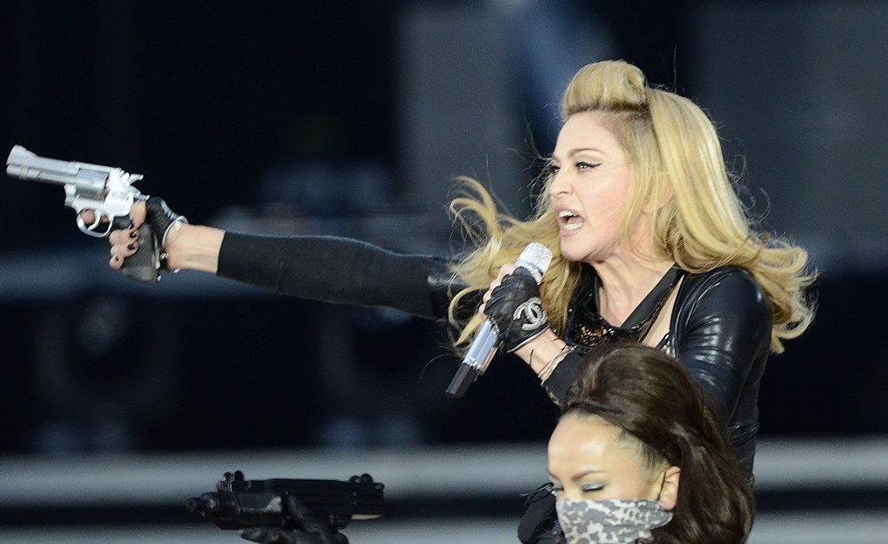 Madonna;<br>Madonna Performs During Her MDNA Tour