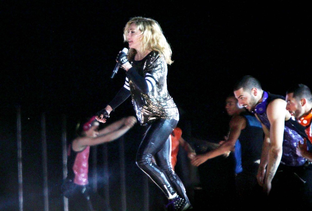 Madonna;<br>Madonna Performs During Her MDNA Tour