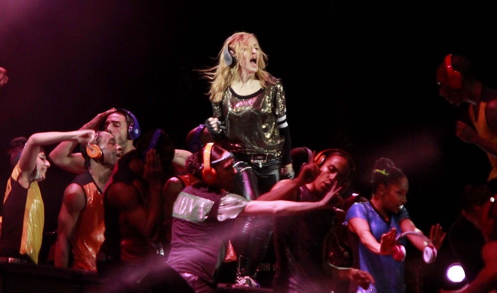 Madonna;<br>Madonna Performs During Her MDNA Tour