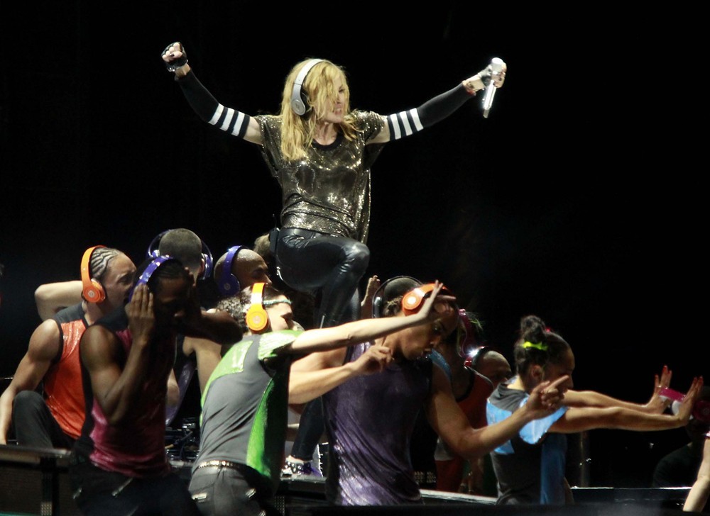 Madonna;<br>Madonna Performs During Her MDNA Tour