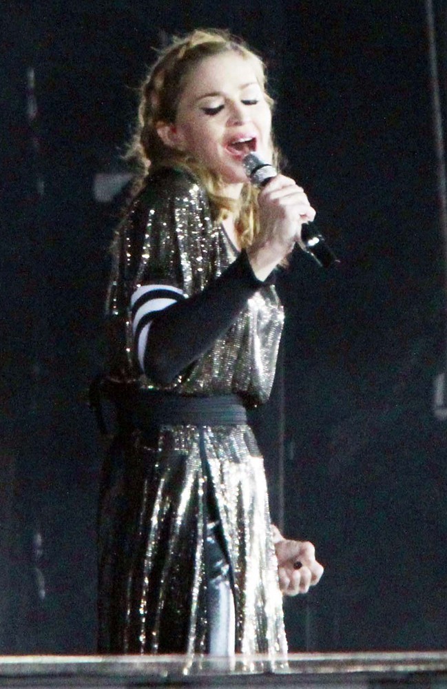 Madonna;<br>Madonna Performs During Her MDNA Tour