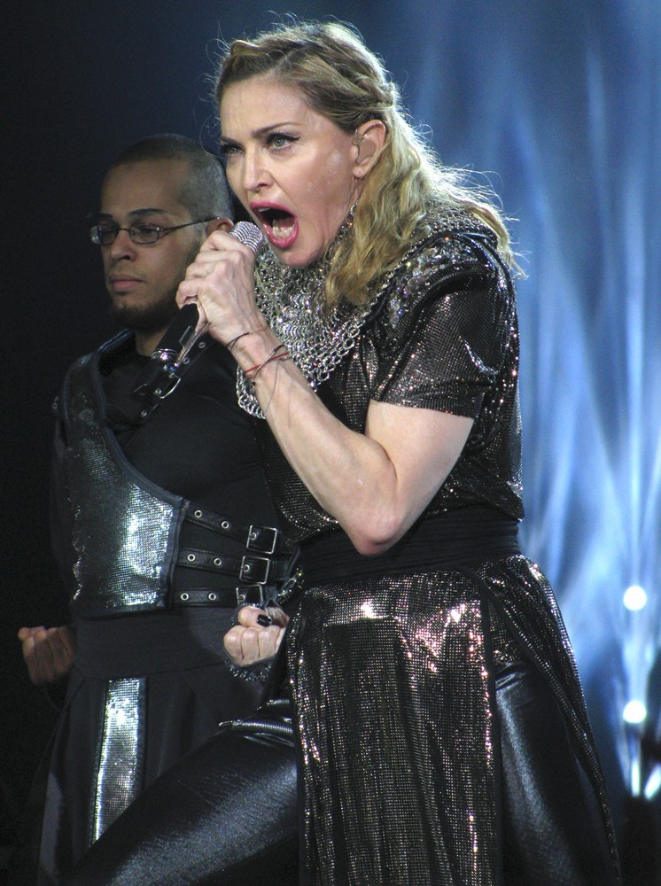 Madonna;<br>Madonna Performs During Her MDNA Tour