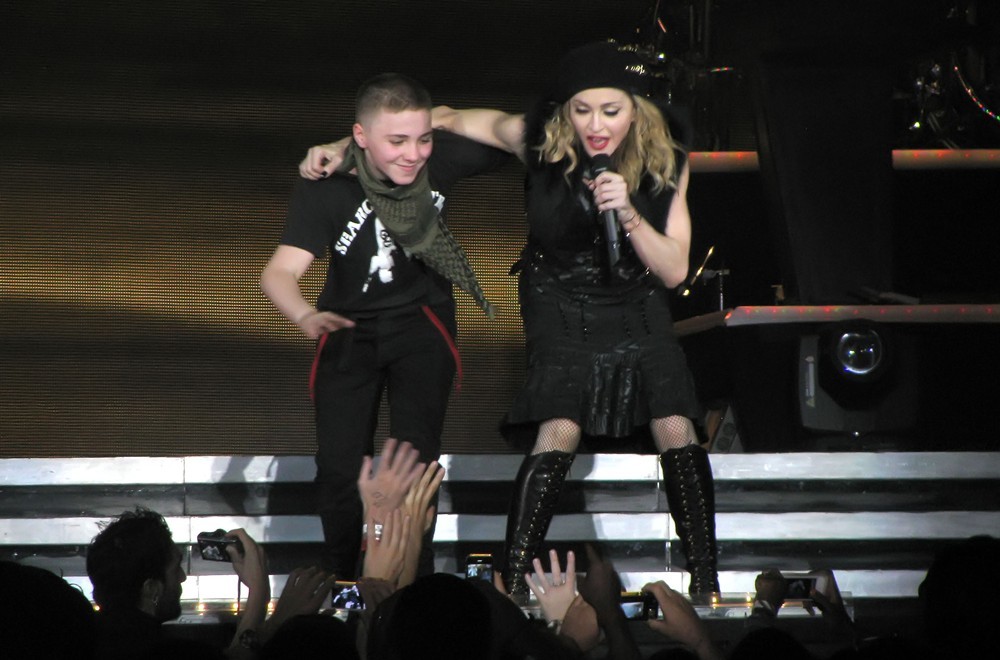 Rocco Ritchie;Madonna;<br>Madonna Performs During Her MDNA Tour