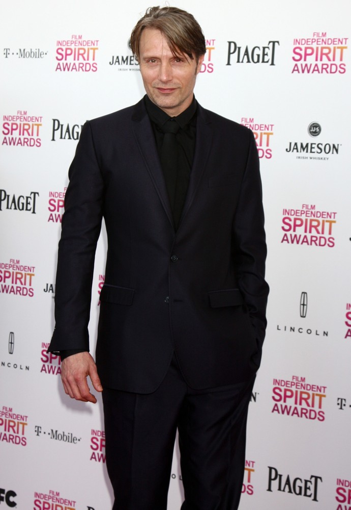 Mads Mikkelsen;<br>2013 Film Independent Spirit Awards - Arrivals