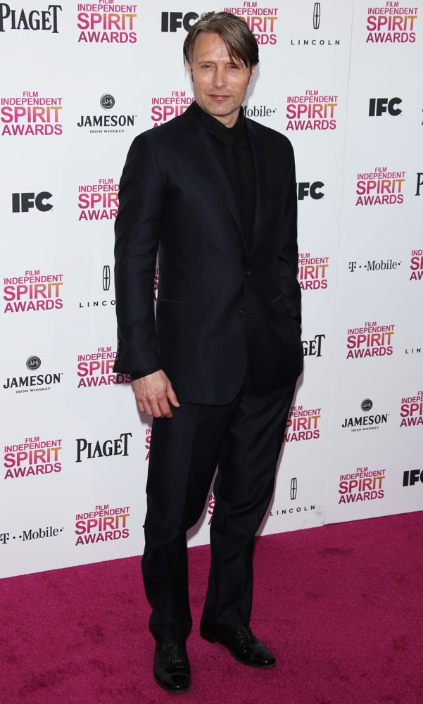 Mads Mikkelsen;<br>2013 Film Independent Spirit Awards - Arrivals