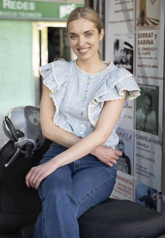 Magdalena Kolesnik Poses During A Portrait Session