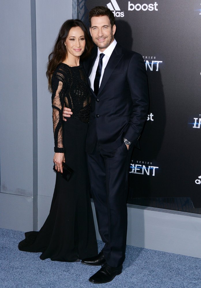 Maggie Q;Dylan McDermott;<br>US Premiere of The Divergent Series: Insurgent - Red Carpet Arrivals