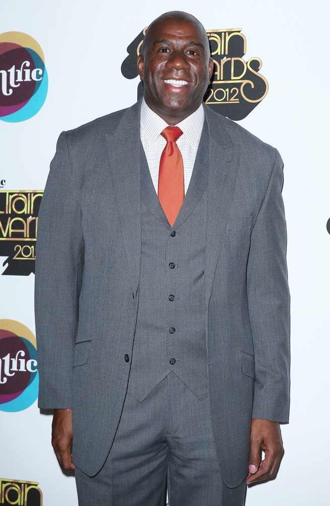 Magic Johnson;<br>2012 Soul Train Awards - Arrivals