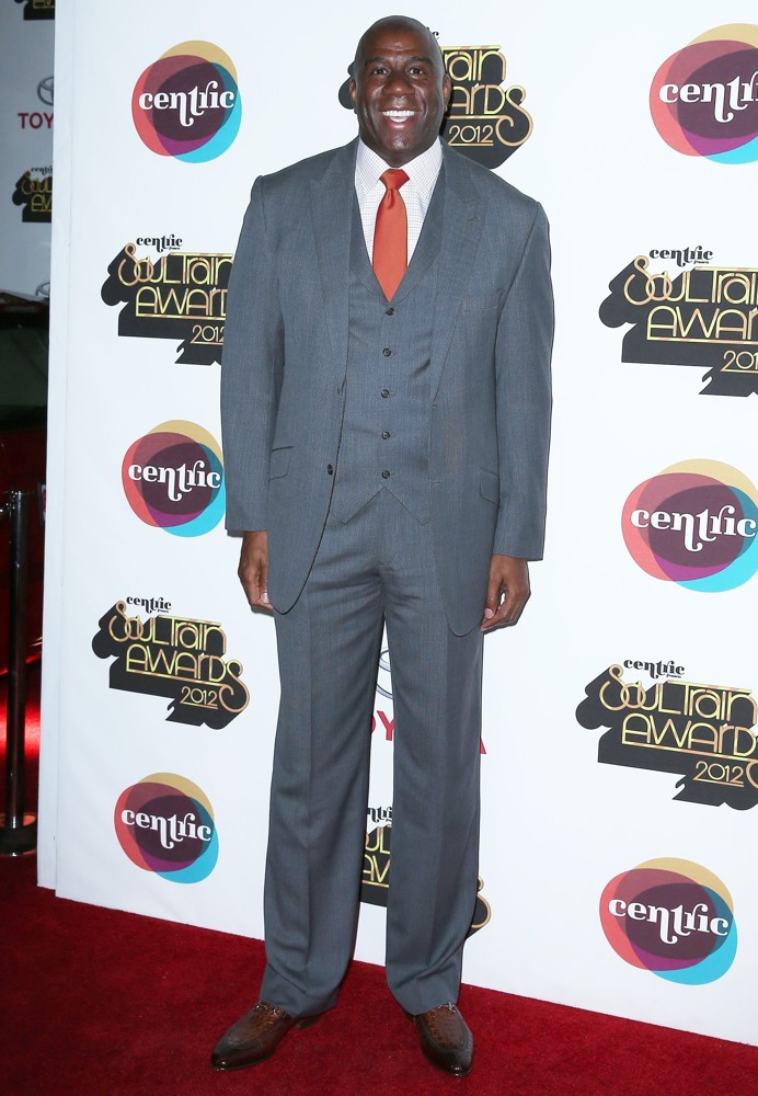 Magic Johnson;<br>2012 Soul Train Awards - Arrivals
