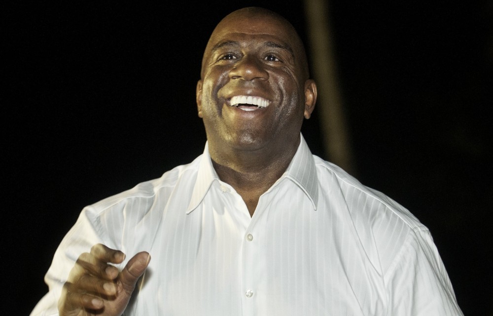 Magic Johnson;<br>Magic Johnson Joined The City of Miami and Clear Health Alliance