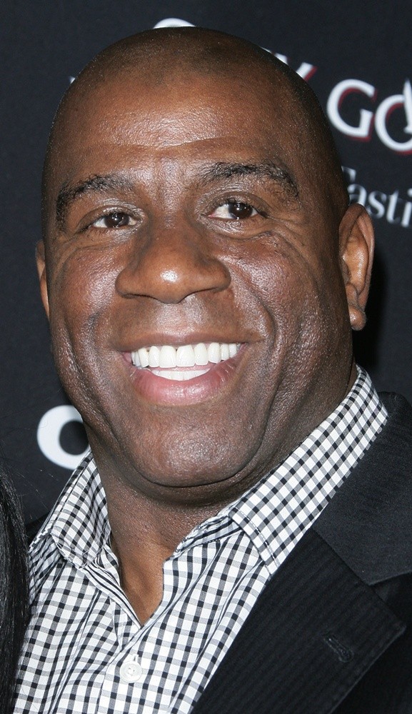 Magic Johnson;<br>Los Angeles Premiere of Olympus Has Fallen