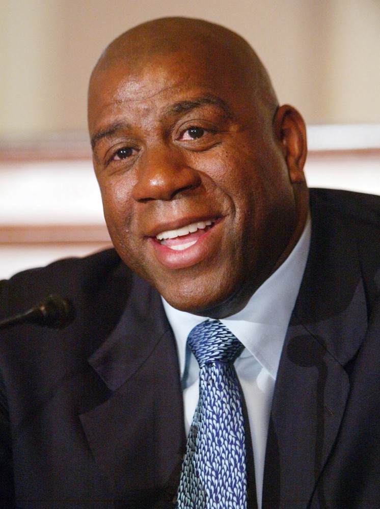 Magic Johnson;<br>Magic Johnson Speaks at A Forum on Capitol Hill: Future Directions in The Fight Against HIV-AIDS