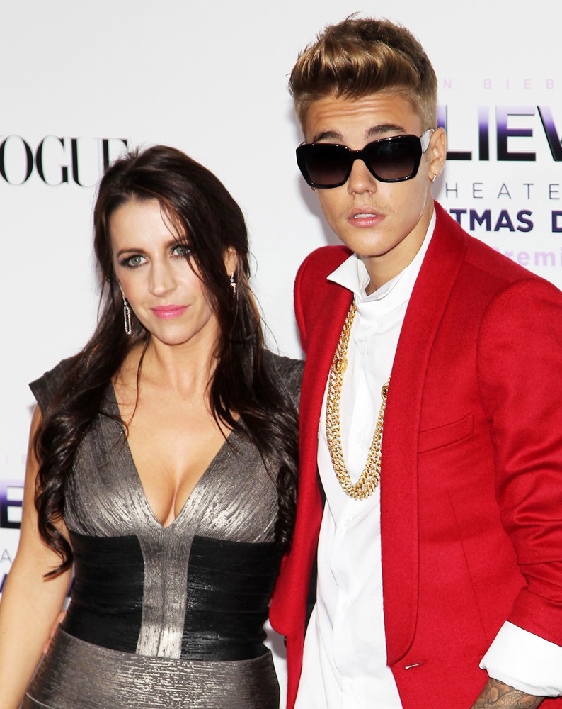 Pattie Lynn Mallette;Justin Bieber;<br>Open Road Films Justin Bieber's Believe Memoir and Concert Film Presented by Teen Vogue