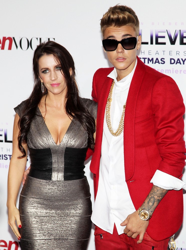 Pattie Lynn Mallette;Justin Bieber;<br>Open Road Films Justin Bieber's Believe Memoir and Concert Film Presented by Teen Vogue