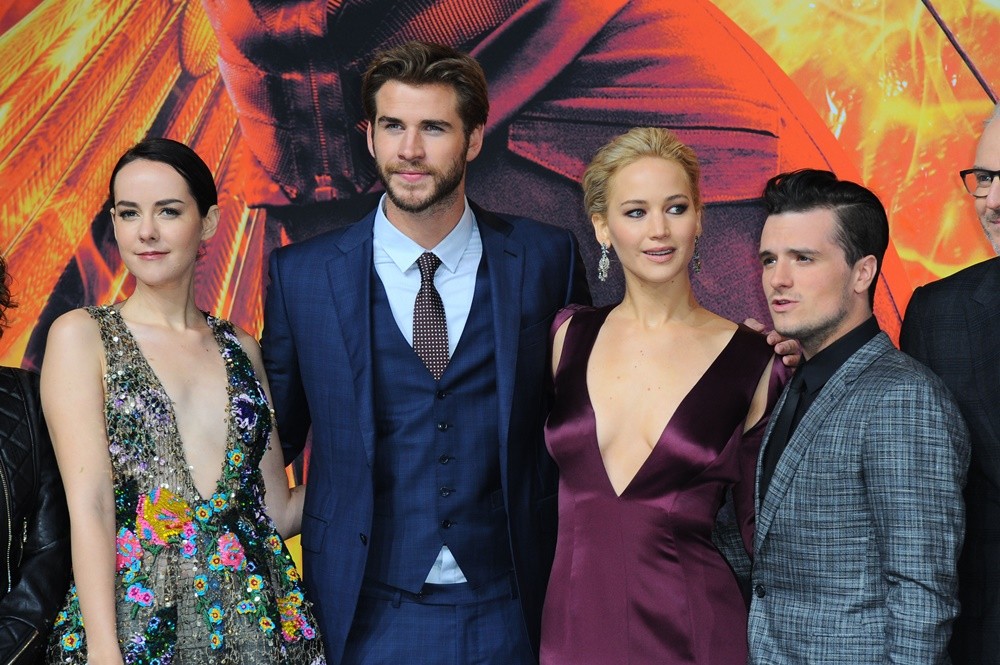 Jena Malone;Liam Hemsworth;Jennifer Lawrence;Josh Hutcherson;<br>World Premiere of The Hunger Games: Mockingjay, Part 2
